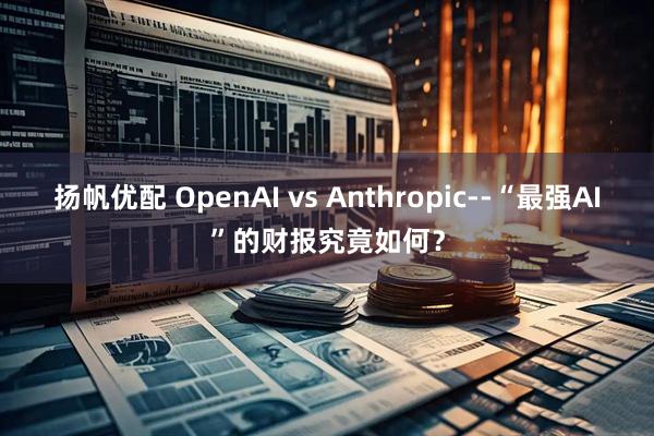 扬帆优配 OpenAI vs Anthropic--“最强AI”的财报究竟如何？